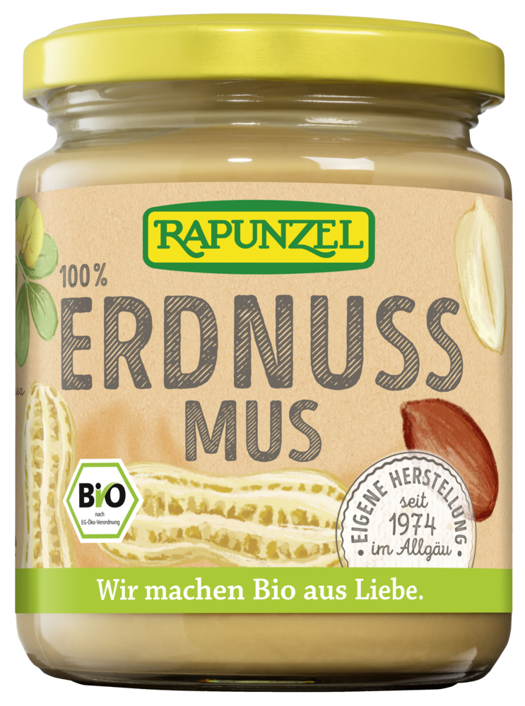 Rapunzel Erdnussmus fein, 250 g