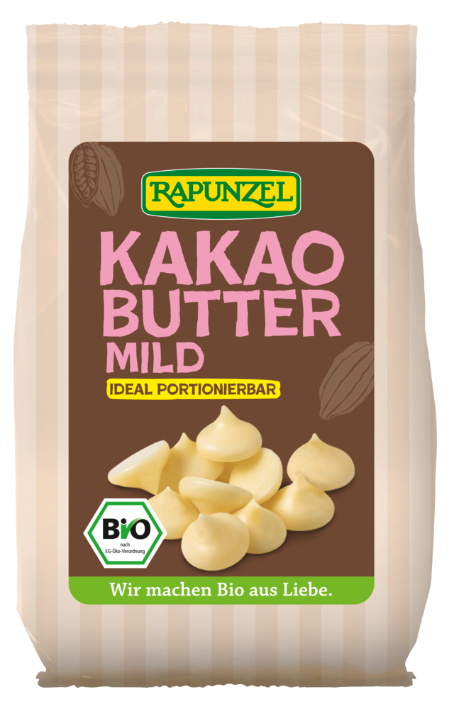Rapunzel Kakaobutter mild, 100 g