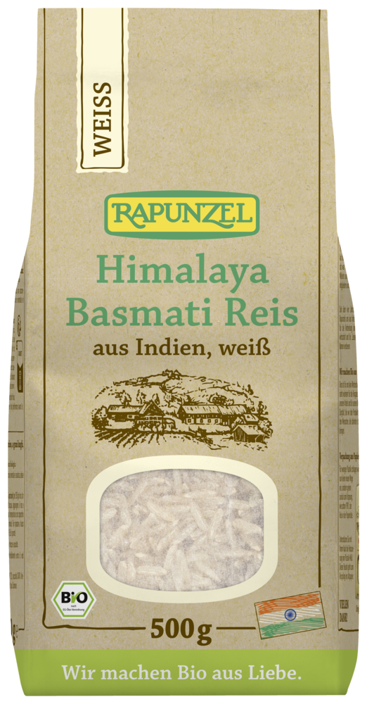 Rapunzel Himalaya Basmati Reis weiß, 500 g