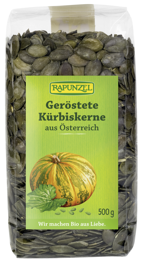 Rapunzel Kürbiskerne geröstet, 500 g