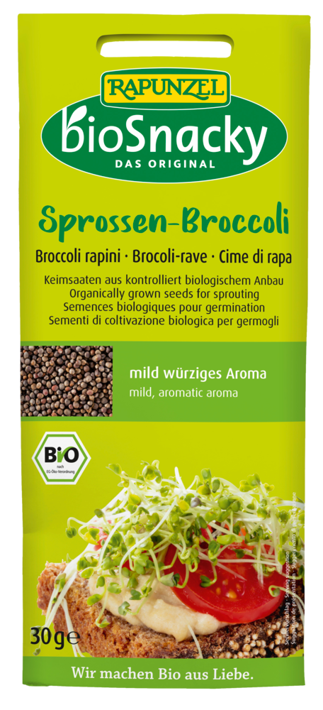 Rapunzel bioSnacky Broccoli-Keimsaat, 30 g