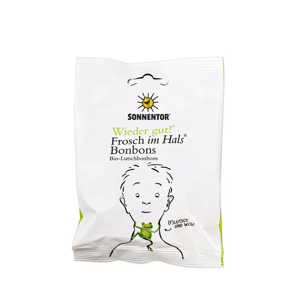 Sonnentor Frosch im Hals Bio-Bonbons, 50 g