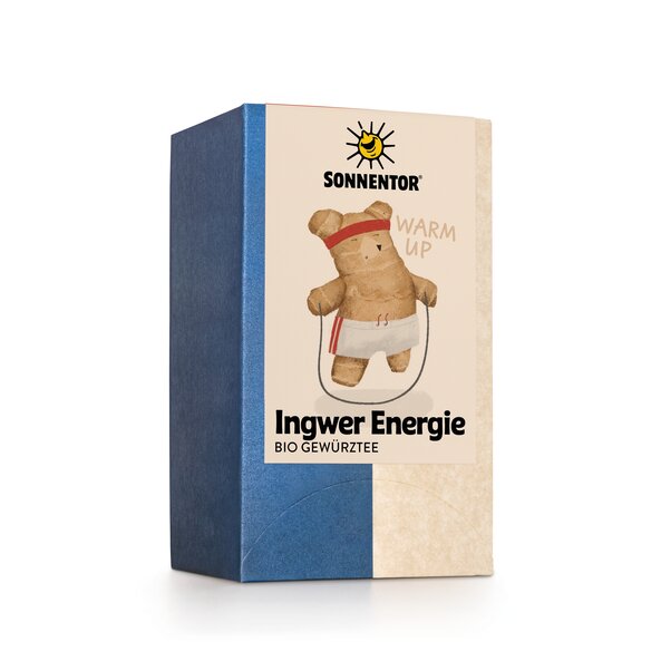Sonnentor Ingwer-Energie-Tee, Teebeutel, 18 Teebeutel à 1,8 g (32,4 g)