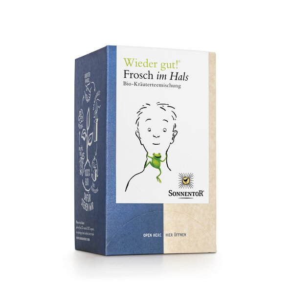 Sonnentor Frosch im Hals Tee, Teebeutel, 18 Teebeutel à 1,5 g (27 g)