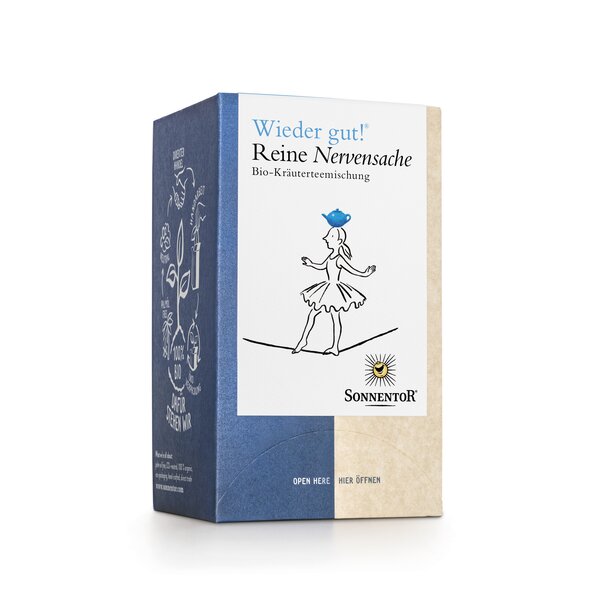 Sonnentor Reine Nervensache Tee, Teebeutel, 18 Teebeutel à 1,5 g (27 g)