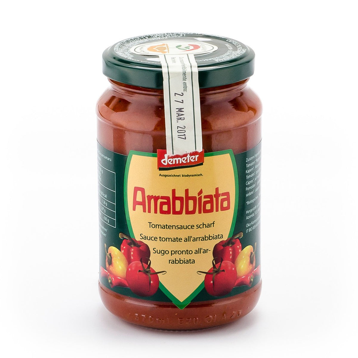 Vanadis Sauce Tomaten Arrabbiata, 340 g