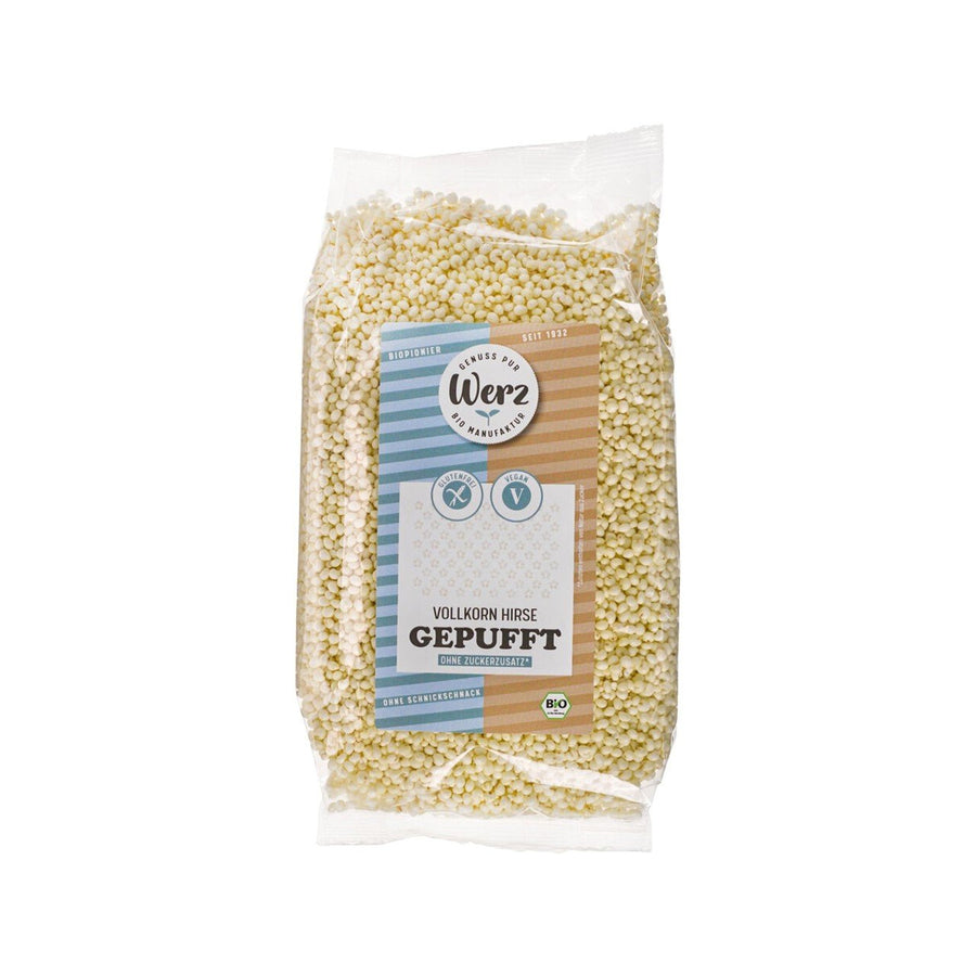 Werz Vollkorn-Hirse gepufft, glutenfrei, 125 g