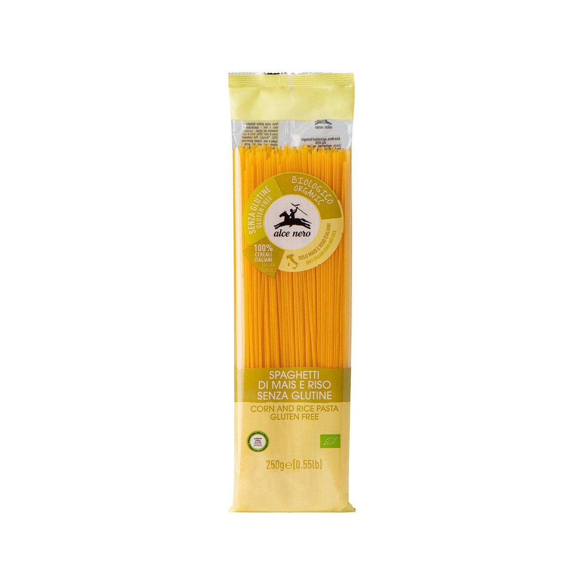 Alce Nero Spaghetti aus Mais und Reis, glutenfrei, 250 g