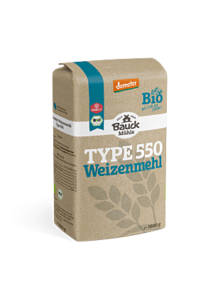 Bauck Weizenmehl Type 550 – Originalprodukt