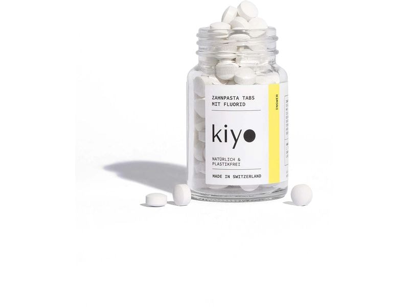Kiyo Ingwer Zahnpasta Tabs mit Fluorid – Originalprodukt